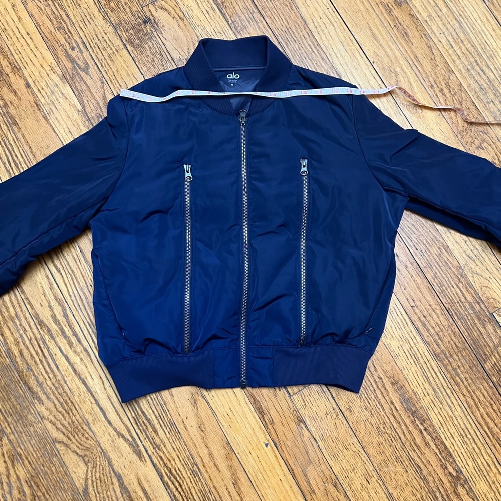 ALO Yoga Iff Duty Bomber Jacket Navy blue Size Medium